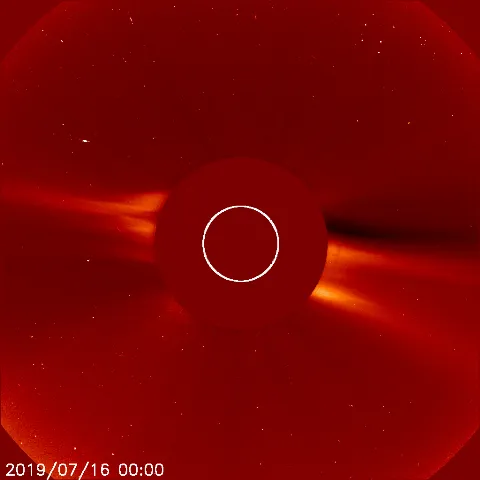 Image of solar wind