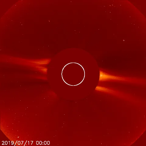 Image of solar wind