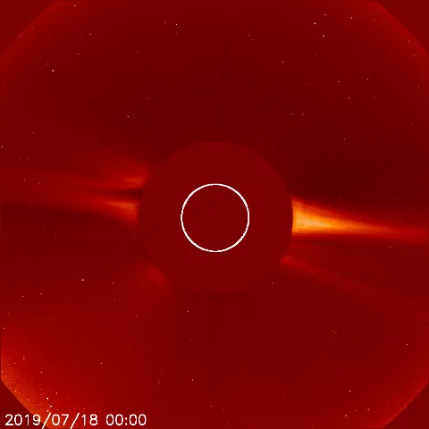 Image of solar wind