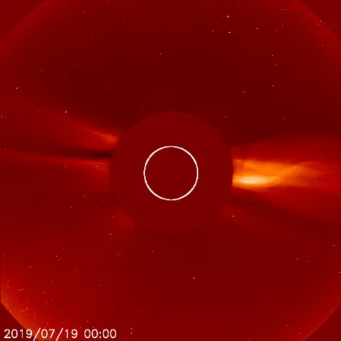 Image of solar wind