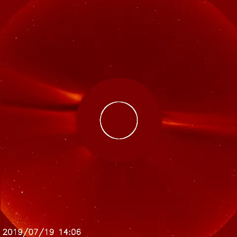 Image of solar wind