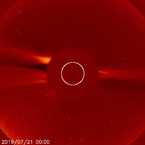 Image of solar wind