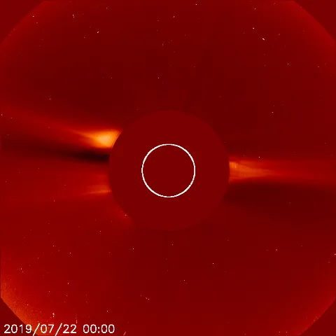 Image of solar wind