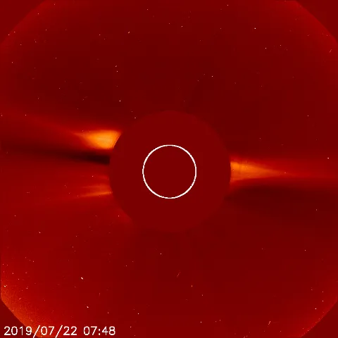 Image of solar wind