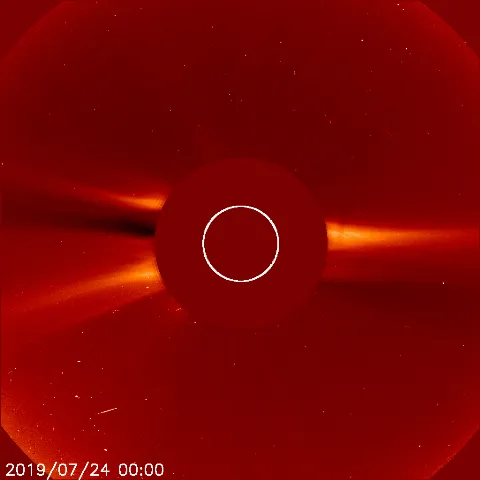 Image of solar wind