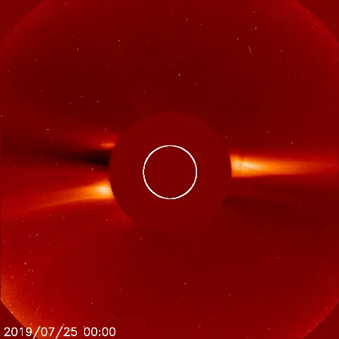 Image of solar wind