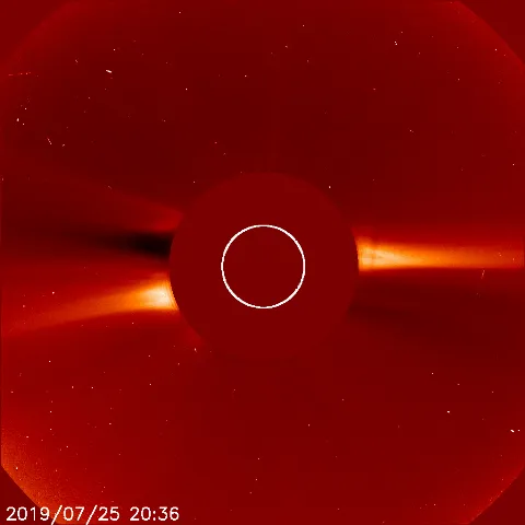 Image of solar wind