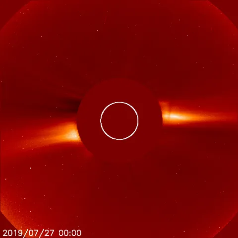 Image of solar wind