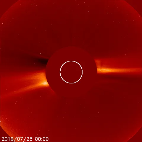 Image of solar wind