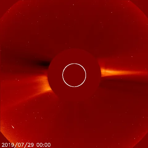 Image of solar wind