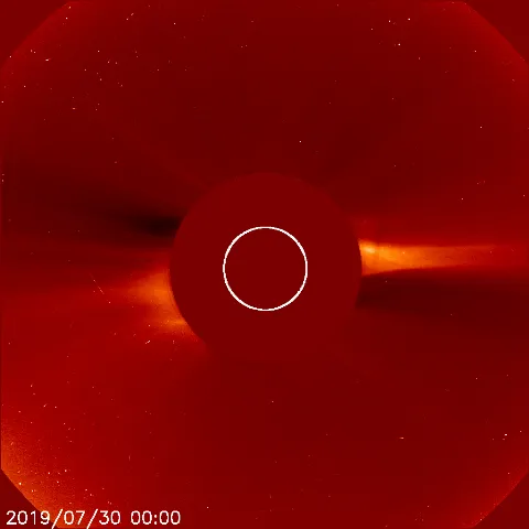 Image of solar wind