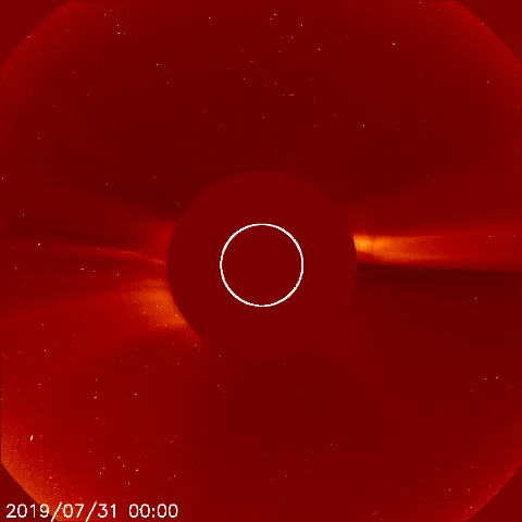 Image of solar wind