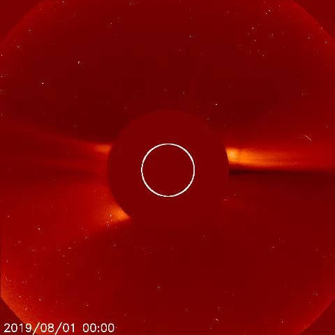 Image of solar wind