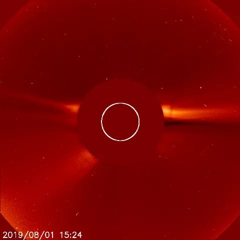 Image of solar wind