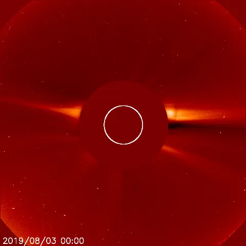 Image of solar wind