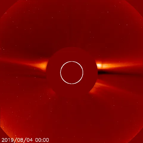 Image of solar wind