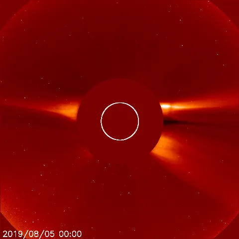 Image of solar wind