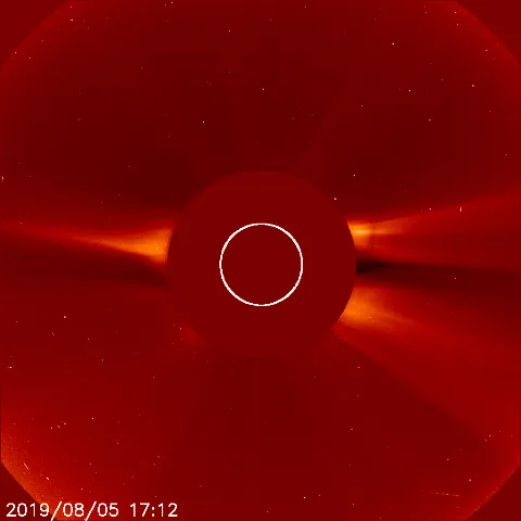 Image of solar wind