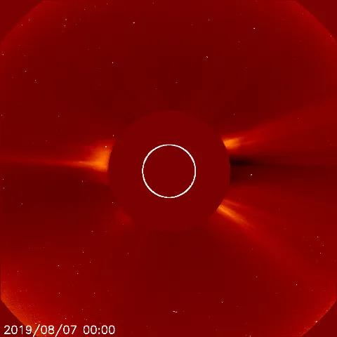 Image of solar wind