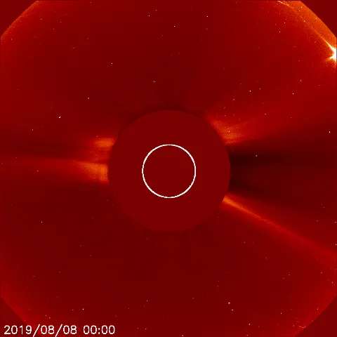 Image of solar wind