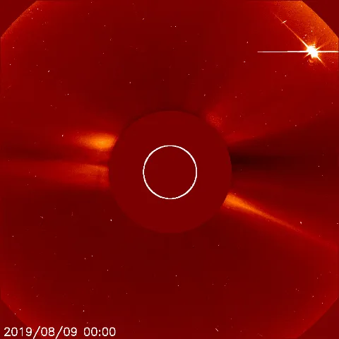 Image of solar wind