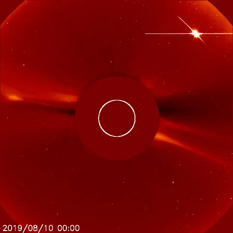 Image of solar wind