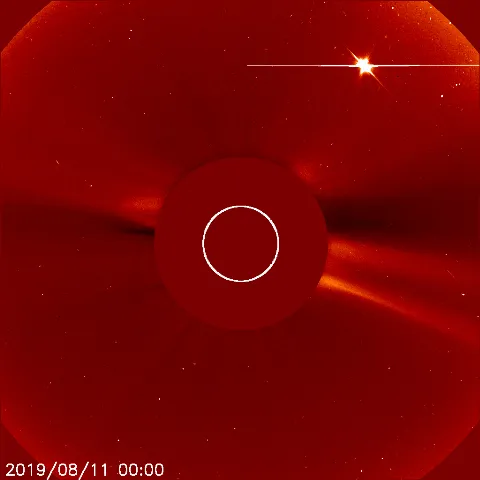 Image of solar wind