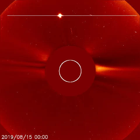 Image of solar wind