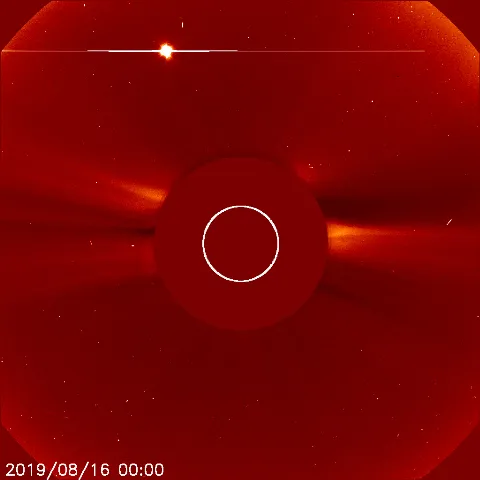 Image of solar wind