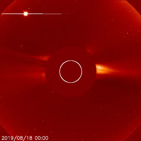 Image of solar wind