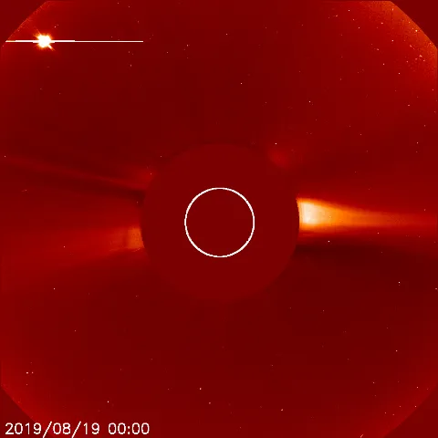 Image of solar wind