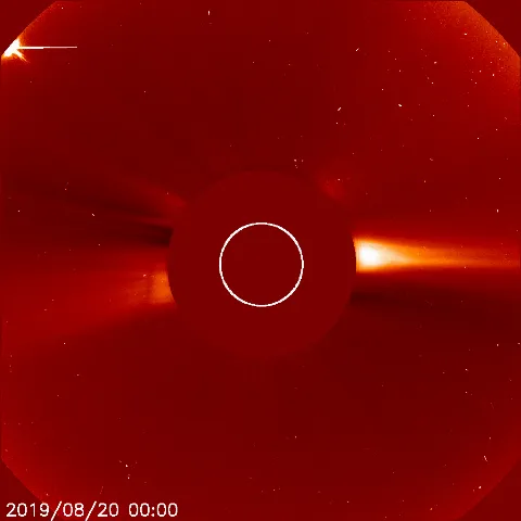 Image of solar wind