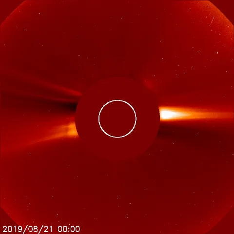 Image of solar wind