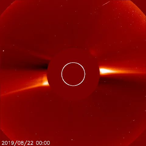 Image of solar wind