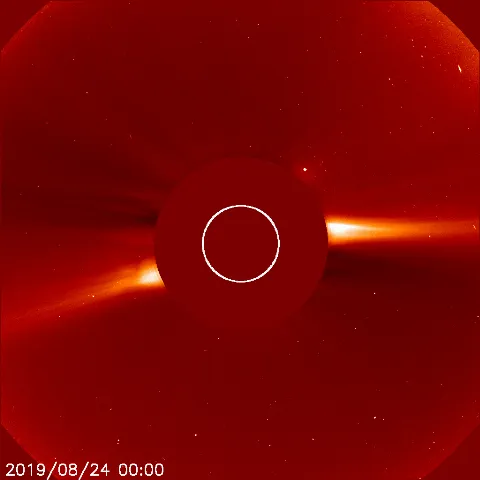 Image of solar wind