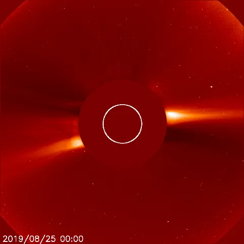 Image of solar wind