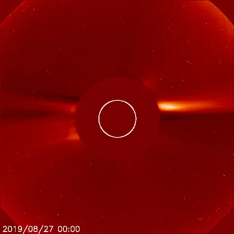 Image of solar wind