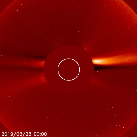 Image of solar wind