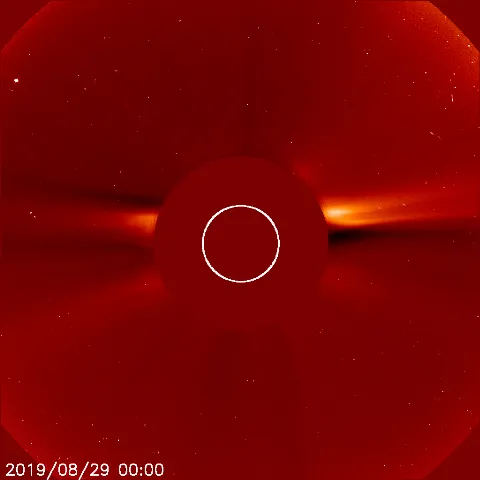 Image of solar wind