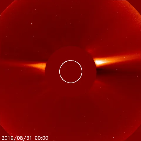 Image of solar wind