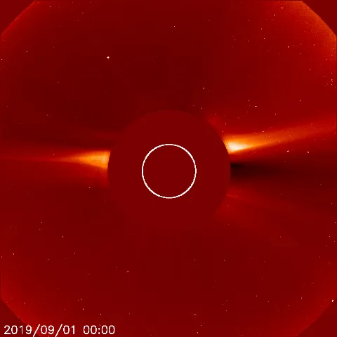 Image of solar wind