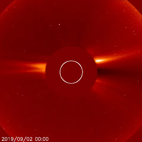 Image of solar wind