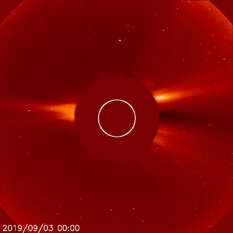 Image of solar wind