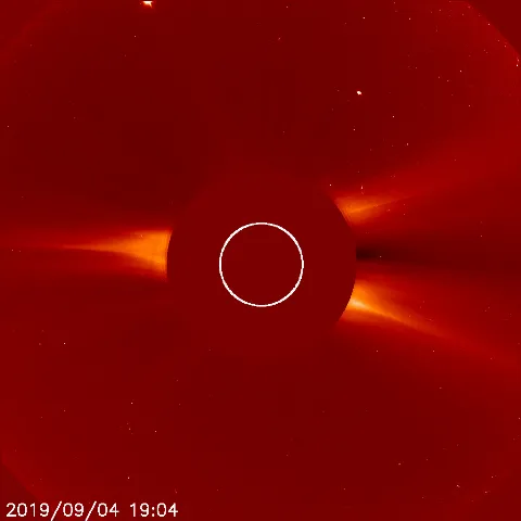 Image of solar wind