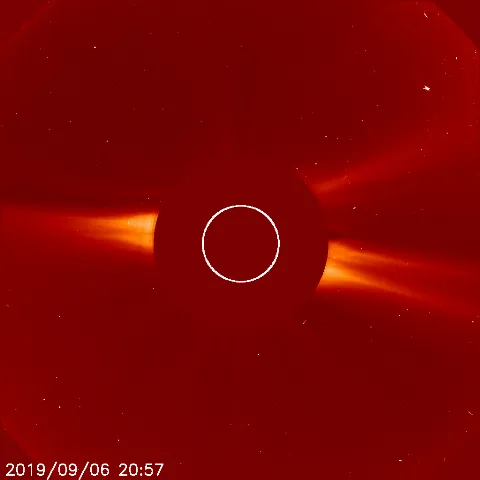 Image of solar wind