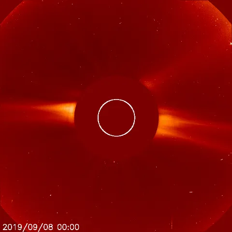 Image of solar wind