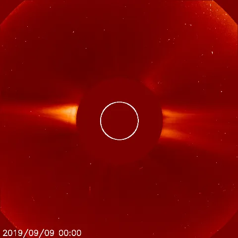 Image of solar wind