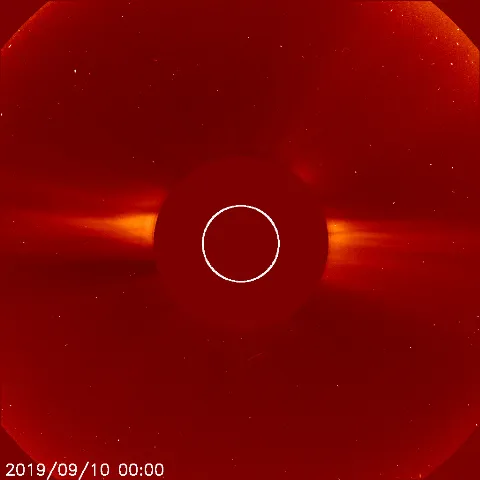 Image of solar wind