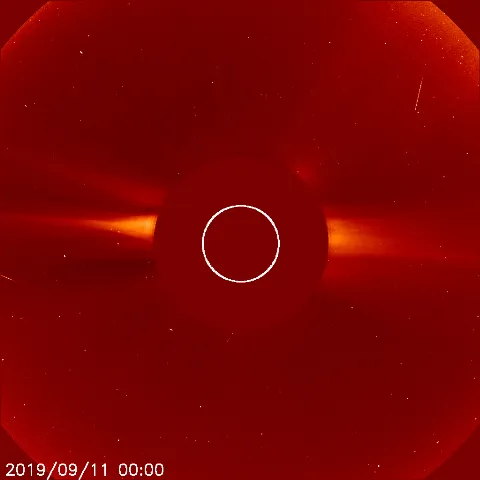 Image of solar wind