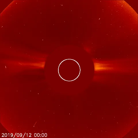 Image of solar wind